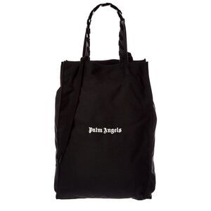 Palm Angels Logo Cordura Tote, Black